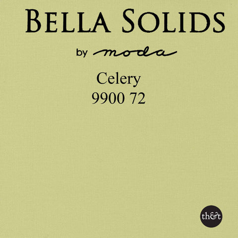 CELERY | Bella Solids by Moda | Quilting Cotton | 9900 72