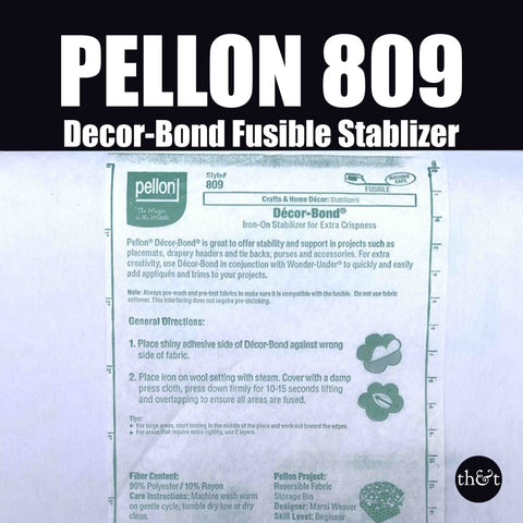 PELLON 809 Decor-Bond | Fusible stabilizer | One side fusible.