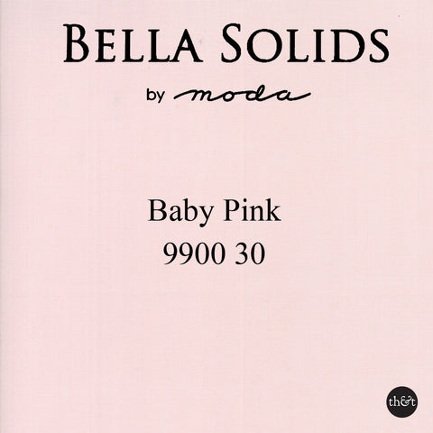 BABY PINK | Bella Solids by Moda | Quilting Cotton | 9900 30