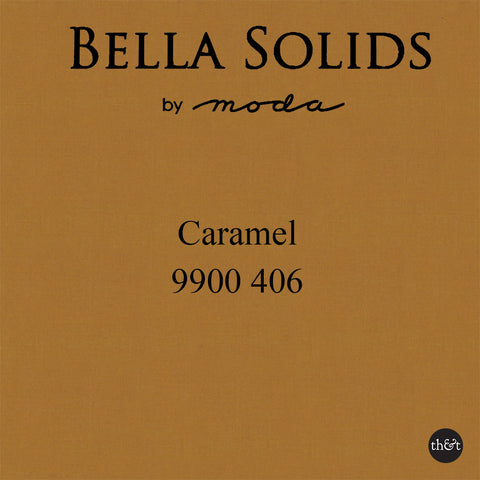 CARAMEL | Bella Solids by Moda | Quilting Cotton | 9900 406