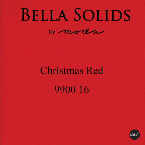 CHRISTMAS RED | Bella Solids by Moda | Quilting Cotton | 9900 16