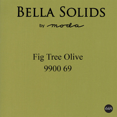 FIG TREE OLIVE | Bella Solids by Moda | Quilting Cotton | 9900 69