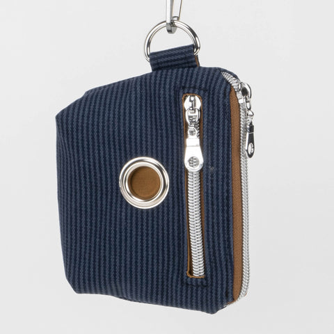 DENIM STRIPE Dog Walker Belt Bag