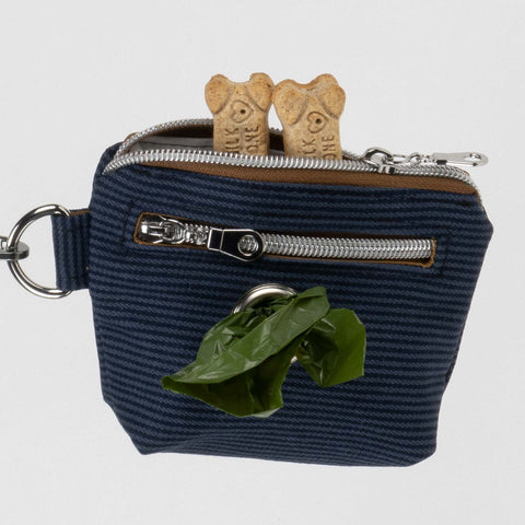 DENIM STRIPE Dog Walker Belt Bag