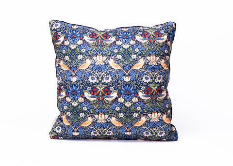 Strawberry Thief by William Morris ACCENT PILLOW (NO INSERT) (18” x 18”)