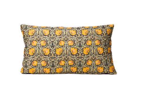 Pimpernel Floral Vine by William Morris LUMBAR PILLOW (NO INSERT) (15” x 25”)