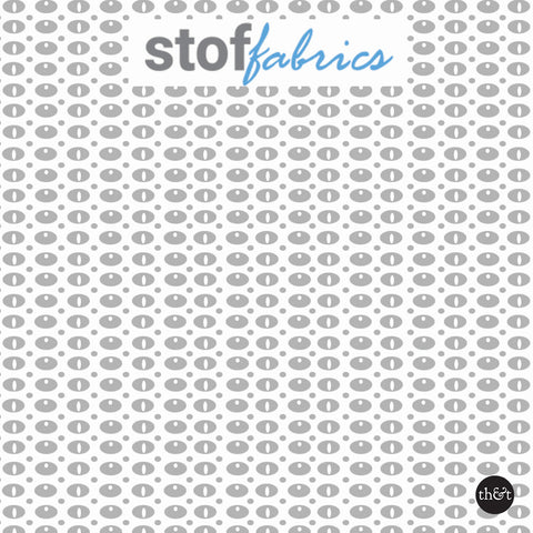 DOT MANIA | Stof Fabrics | Lt Gray | Quilting Cotton | 4512-432