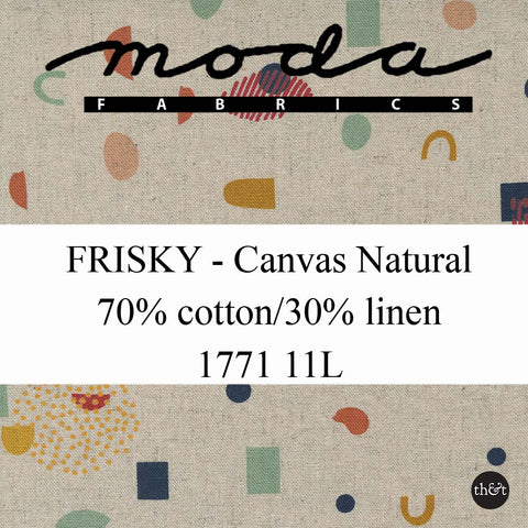 FRISKY CANVAS | Mochi Linen | Natural | by Zen Chic for Moda | 1770 11L