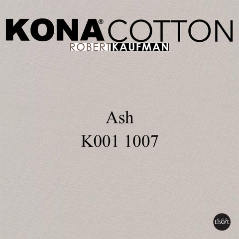 ASH | Kona Cotton Solids | ROBERT KAUFMAN | Quilting Cotton | K001 1007