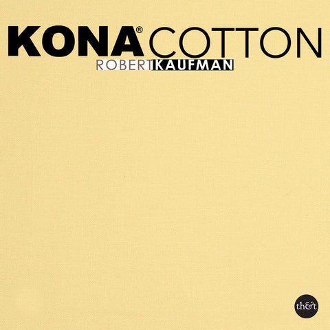 BUTTER | Kona Cotton Solids | ROBERT KAUFMAN | Quilting Cotton | K001 1055