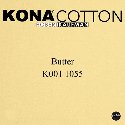 BUTTER | Kona Cotton Solids | ROBERT KAUFMAN | Quilting Cotton | K001 1055