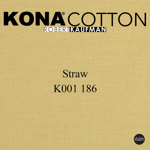 STRAW | Kona Cotton Solids | ROBERT KAUFMAN | Quilting Cotton | K001 186