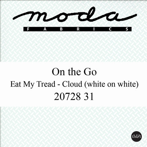 ON THE GO | EAT MY TREAD | Cloud | Stacy Iest Hsu | for Moda | Quilting Cotton | 20728 31