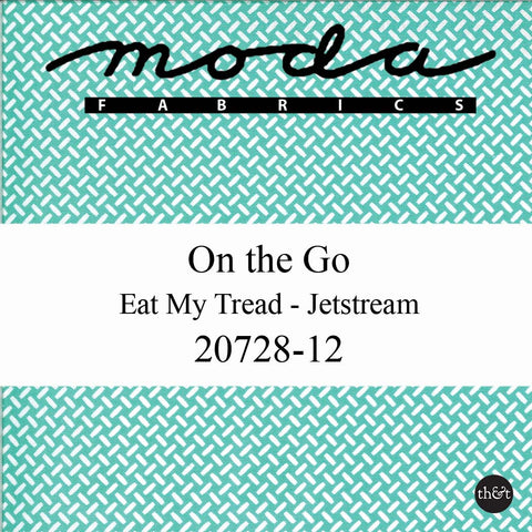 ON THE GO | EAT MY TREAD | Jetstream | Stacy Iest Hsu | for Moda | Quilting Cotton | 20728 12