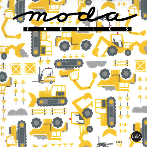 ON THE GO | WORKING VEHICLES | CLOUD | Stacy Iest Hsu | for Moda | Quilting Cotton | 20724 18