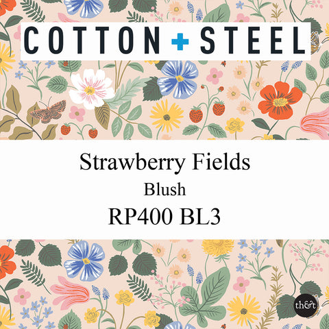 STRAWBERRY FIELDS | Blush | Cotton + Steel | Quilting Cotton | RP400 BL3