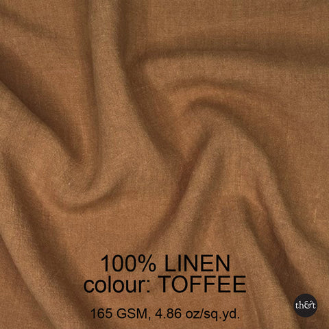 Toffee Linen | 165GSM | European flax sustainably cultivated