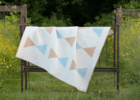 Triangle This - Latte and Dusty Blue