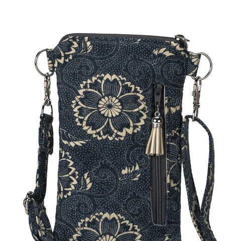 CROSS BODY MINI PHONE BAG - Japanese Flower