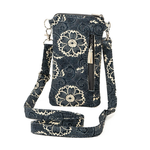 CROSS BODY MINI PHONE BAG - Japanese Flower